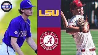 LSU vs Alabama Highlights (G2) | 2024 College Baseball Highlights