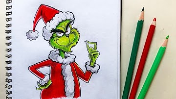 How to Draw The Grinch | Fun Holiday Drawing Tutorial