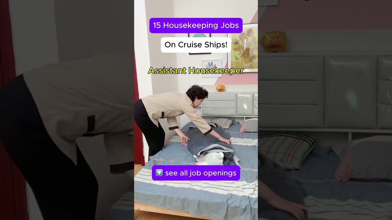 15 Housekeeping Jobs Cruise Ships Are Hiring Now 🧹