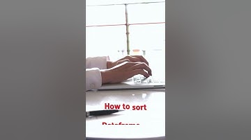 How to sort Dataframe in Python