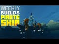 Week 7 the pirate ship  minecraft 2022 weekly builds  shorts