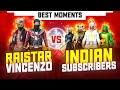 Raistar, Vincenzo vs 🇮🇳 Pro Subscribers ||  Can they Beat Whole squad of Subscribers 🤔 ?