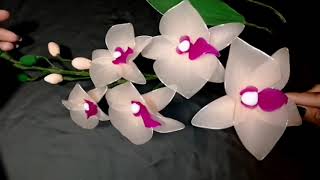 How To Make Beautiful Pink Orchid Flower With Nylon Stockings Queen Of Ideas