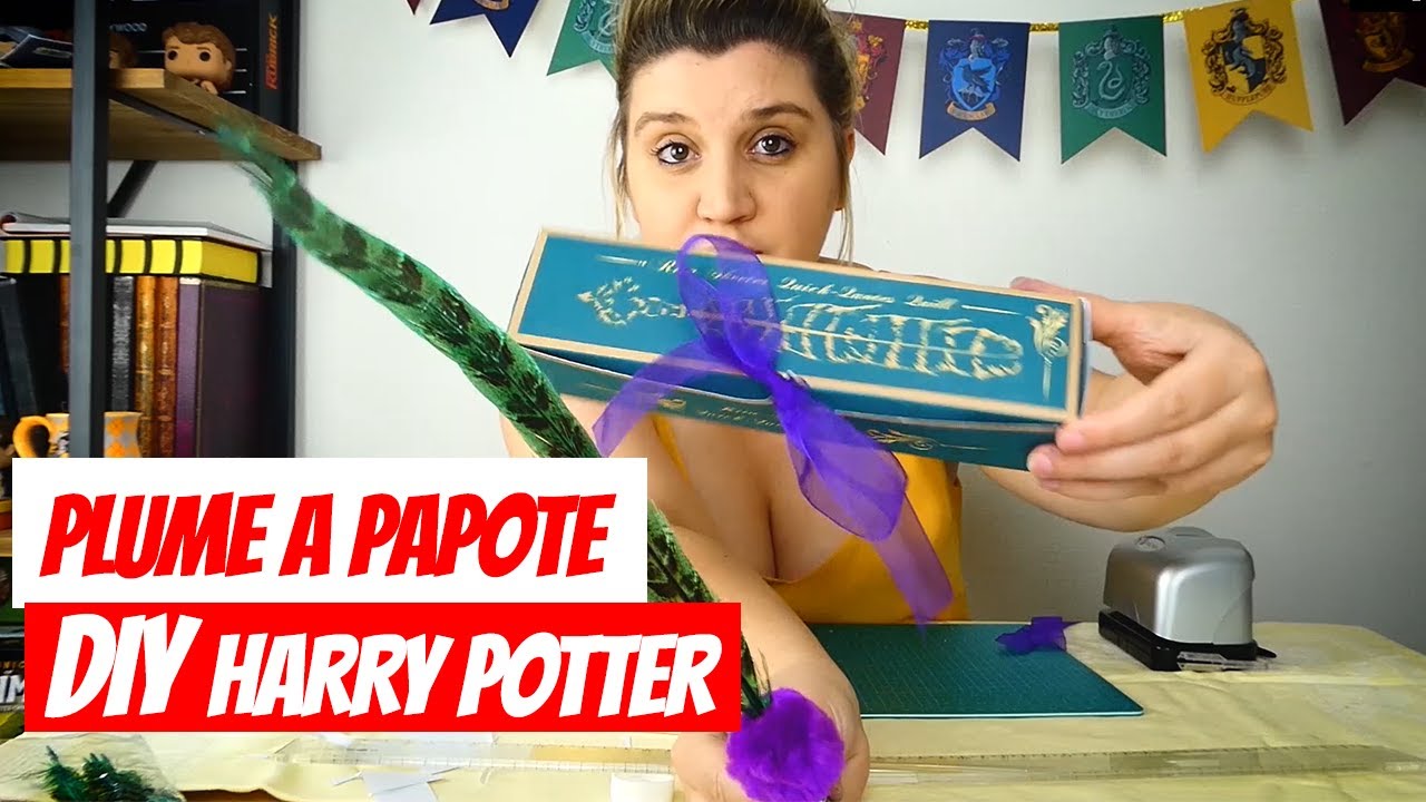DIY harry potter SUPER FACILE - La Plume à Papote de Rita Skeeter ! -  YouTube