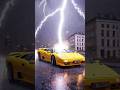 Lightning Strikes a Lamborghini Diablo 1990⚡ASMR #shorts #car