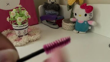 my first asmr video!! | random triggers 🦢🐚