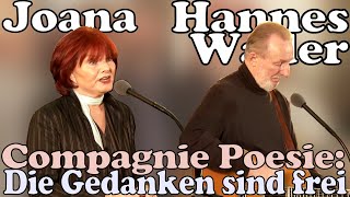 HANNES WADER + JOANA + Compagnie Poesie: Die Gedanken sind frei (dt./frz./eng.) - LIVE 2010