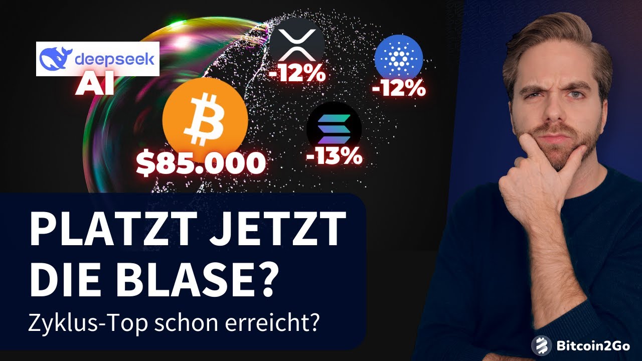 BITCOIN & KRYPTO CRASH GEFAHR? Nie mehr Altcoin Season? - DeepSeek, AI  Blase & Risiken | Krypto News