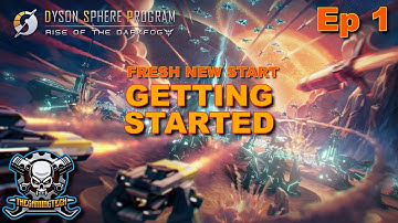 A New Start and New Enemies - RISE OF THE DARK FOG - Dyson Sphere Program - Let Play - Ep 1