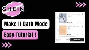 How to Make Shein App Dark Mode !
