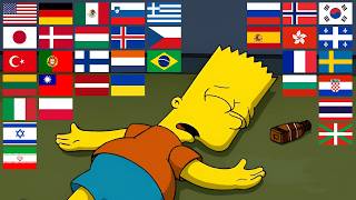 BART DRINKS WHISKEY in different languages