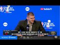 Nikola Jokić Postgame Interview | Denver Nuggets lose to Miami Heat 111-108