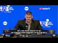 Nikola Jokić Postgame Interview | Denver Nuggets lose to Miami Heat 111-108