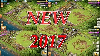 Clash Of Clans Top-25 Weirdfunnyuniquetroll Bases Coc Base Art Funny Base Compilation
