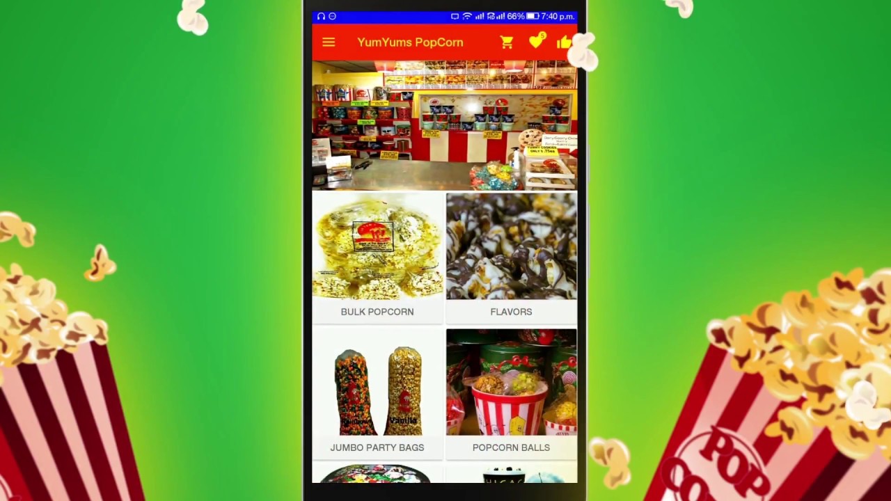Yum Yum's Gourmet Popcorn New Video App YouTube