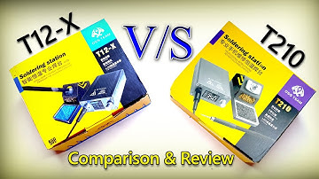 Comperison of T12X & T210 | OSS TEAM Soldering Iron Station Full Review | #FDMobile #OSSTEAM