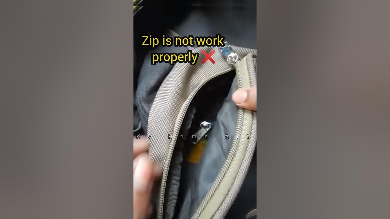 Amazing life hack 🧠how to repair a zipper that doesn't closed properly