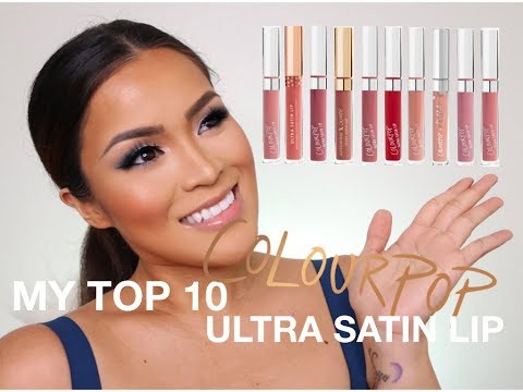 Video: ColourPop Ultra Satin Lip Liquid Lipstick Dreamy gjennomgang