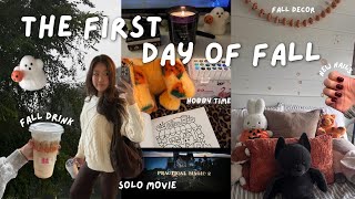 romanticizing fall ♡ solo movie, fall decor, and more