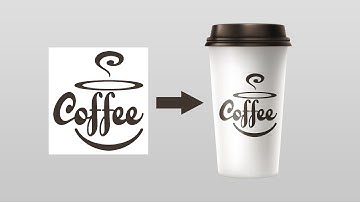 Place Logo On Cup Coffee  in Photoshop Tutorial