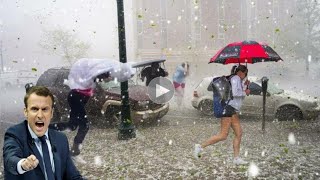 Hail Storm in France 2022 | Nature angry caught on camera | WCT
