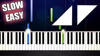 Avicii - The Nights - SLOW EASY Piano Tutorial by PlutaX chords