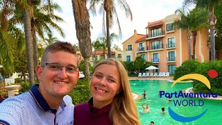 Hotel PortAventura & Room Tour | Beautiful Mediterranean Hotel!
