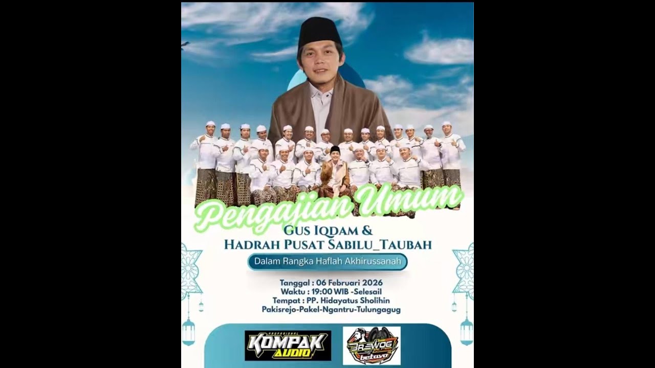 ⭕LIVE GUS IQDAM PAKEL NGANTRU TULUNGAGUNG 6 FEBRUARI 2026