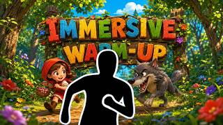 Immersive Interactive Warm Up丨 LITTILE RED RIDING HOOD ESCAPE 丨 Easy Daily Routine | Full Body 4K