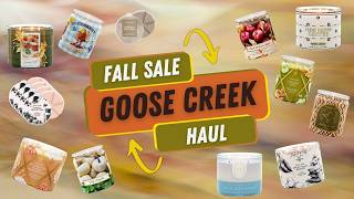 🏷️ Goose Creek Fall Sale Haul 🛍️ Candles, Wax Melts, and Single-Wicks 🍂 Some of My Fall Favorites!