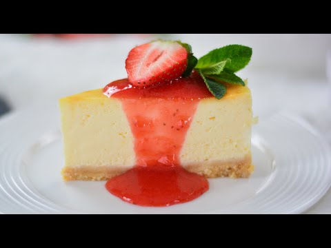 Cheesecake New-York cu sos de capsuni 🍓 | Taby's Welt