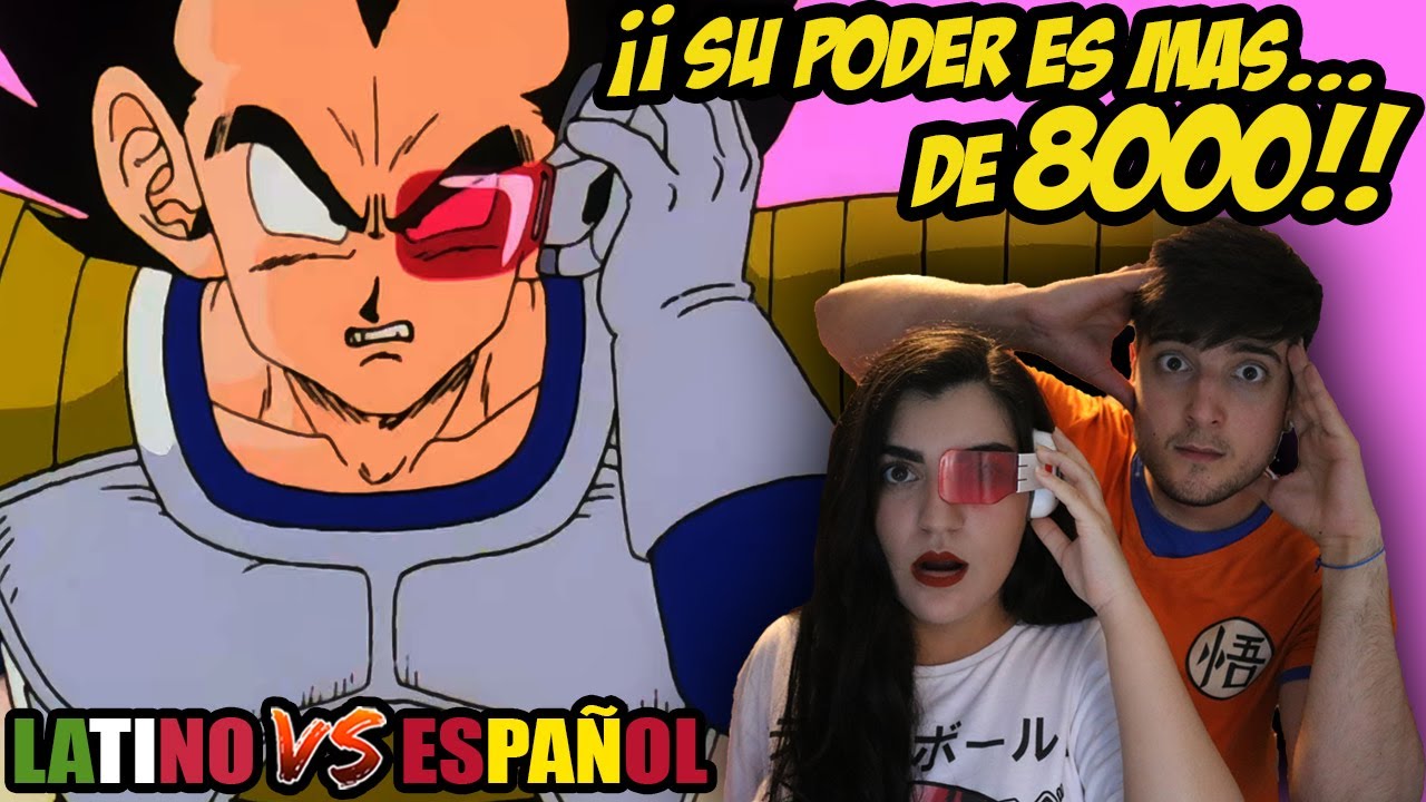 ESPAÑOLES REACCIONAN A DRAGON BALL LATINO VS ESPAÑOL | 💥SU PODER ES MAS DE 8000 💥🔥SAGA SAIYAJIN🔥DBZ🔥