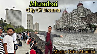 Came To Mumbai Again || City Of Dreams || Evening Walk in Marine Drive || Best Sea View Location
