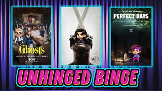 Unhinged Binge: Ghosts, Saw X, Perfect Days and more