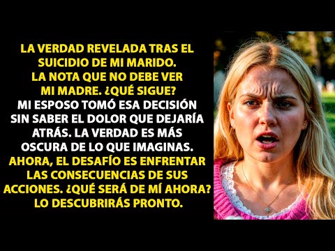 LA VERDAD REVELADA TRAS EL SUICIDIO DE MI MARIDO. La nota que no debe ver mi madre. ¿QUÉ SIGUE?