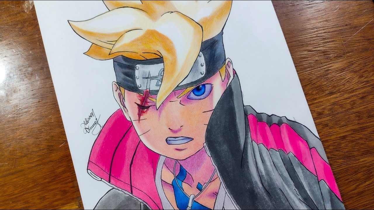 Drawing - Boruto Uzumaki (Boruto Naruto Next Generations) Mayara Rodrigues