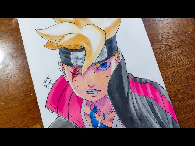 Boruto -momoshiki form  Personagens de anime, Desenhos de anime