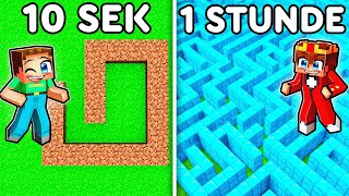 Wer baut das SICHERSTE LABYRINTH in Minecraft!