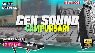 Download lagu CEK SOUND CAMPURSARI GAYENG BASS  GLERRRR KENDANG NGEPLAK AUDIO JERNIH