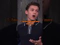 Pov tom holland and you are on the same talk show and you are asked about your love story with tom