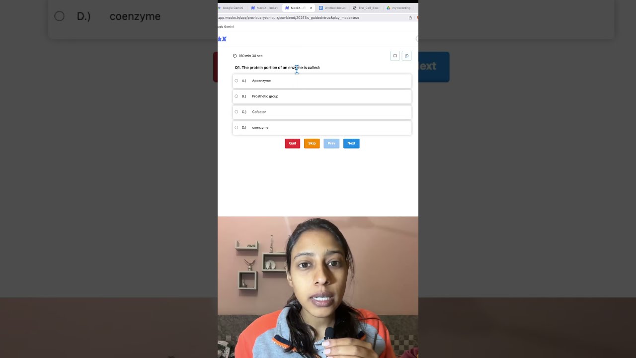 NEET 2026 🔥 Enzymes PYQ in 60 Seconds | Can You Solve This?