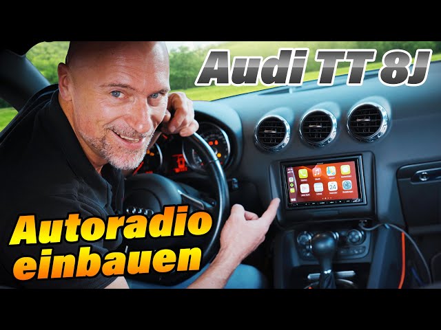 Audi TT 8J, Autoradio einbauen, Kenwood DMX7520DABS