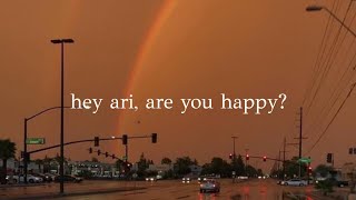 lauv - hey ari (lyrics) "hey ari, are you happy?