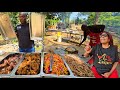 Birthday cookout for one of our subscribers who cannot see and she watch every video we put out‼️