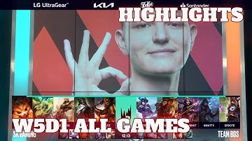 LEC W5D1 All Games Highlights | Week 5 Day 1 S12 LEC Summer 2022