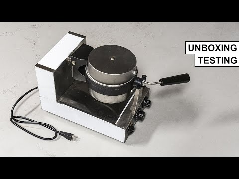WANGYYDS Hamburger UFO Burger Machine Partie Sandwicher Presse électrique UFO Burger Maker Machine OEM Flying Bread Double Burg Mak Machine, Rotation à 180°, Minuterie De 5 Minutes,Doublehead