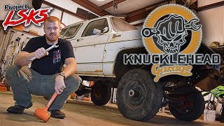 Project LS K5 Blazer Axle Swap 1 Tons  Knucklehead Garage