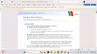 Shelly Cashman Excel 365 | Module 11: SAM Project A Radius Electronics