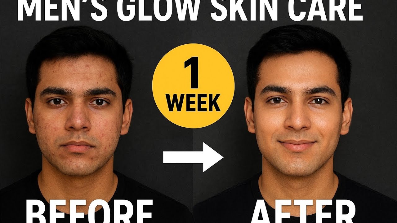 Men’s Glow Skin Care | 1 Week Mai Face Glow | Before & After Skin Care Routine for Boys