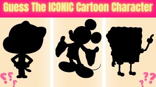 Can You Guess the ICONIC Cartoon Character by Silhouette? | Cartoon Character Quiz | ToonTasticMania